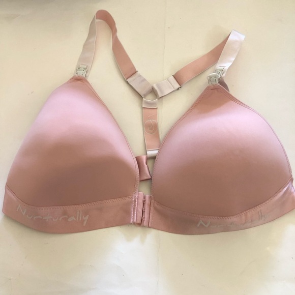 Nurturally  Pink Hands Free Maternity Nursing and Pumping Bra Sz US/Uk 36-44G/F - Picture 2 of 16